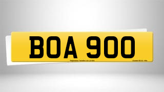 Registration BOA 900